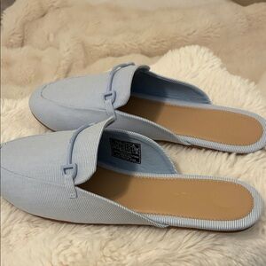 Nautica Women's Light Blue Slip-On Loafers